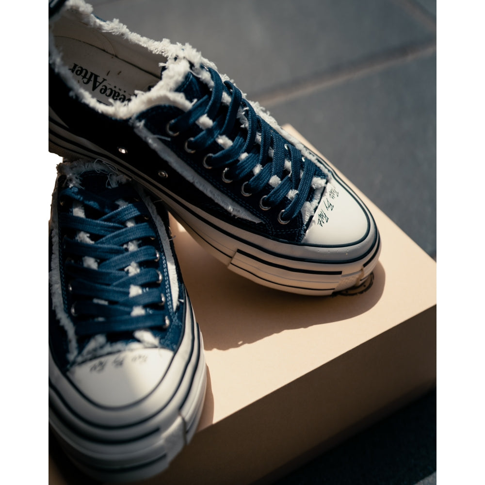 XVESSEL X PEACE AND AFTER G.O.P. LOWS DENIM-BLUE DENIM