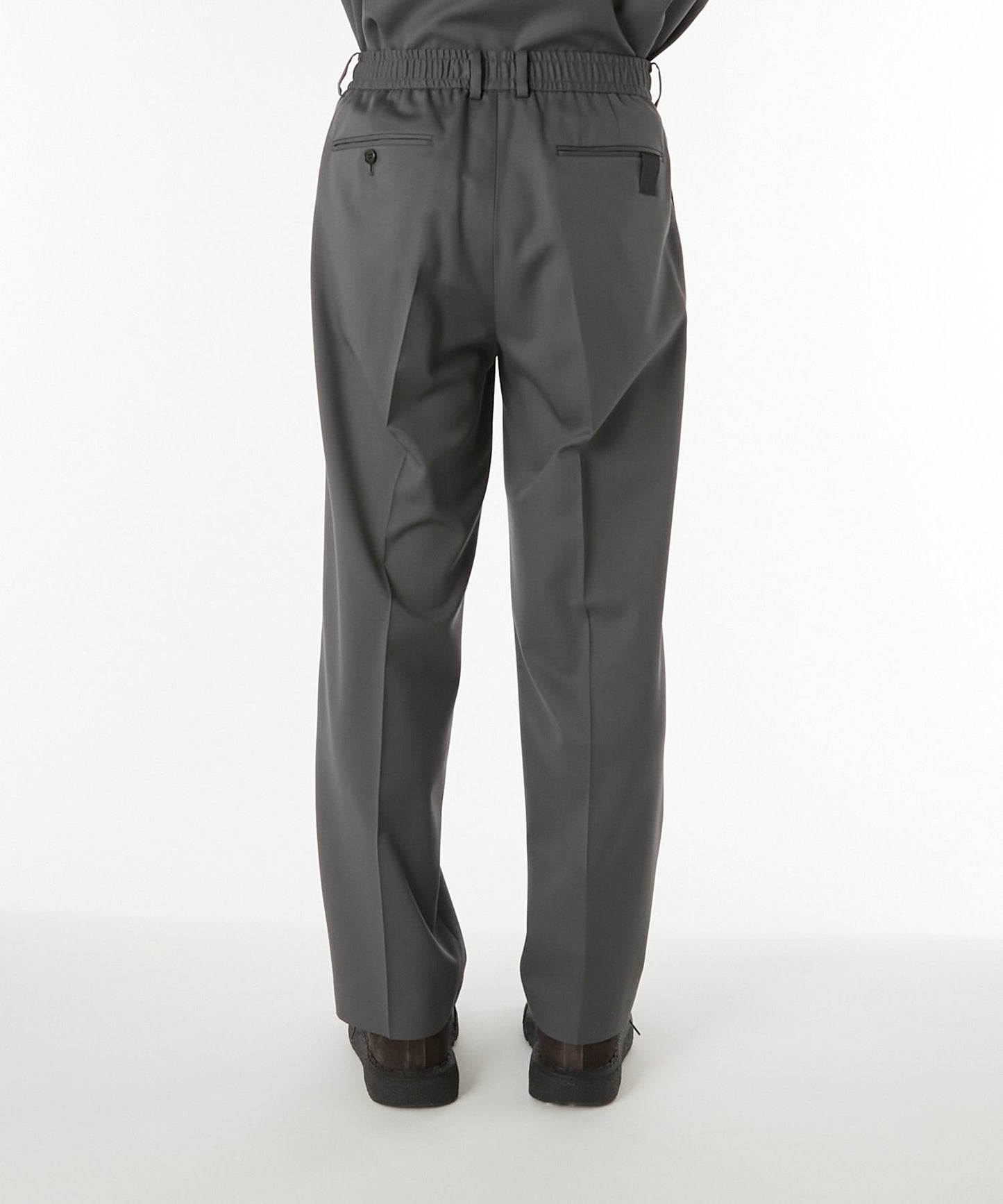 N.HOOLYWOOD 1TUCK PANTS-CHARCOAL