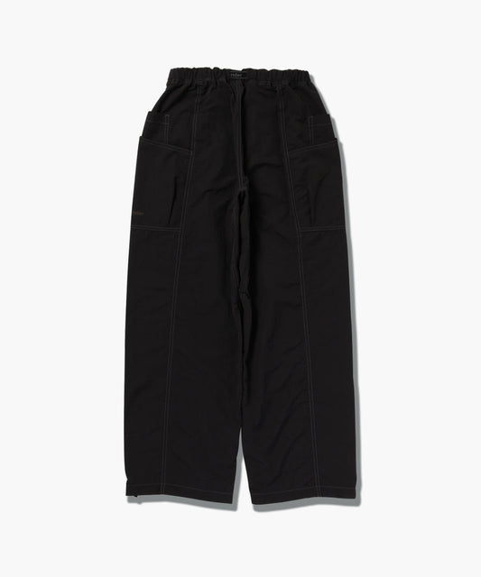 AND WANDER CRINKLED NYLON PANTS-BLACK