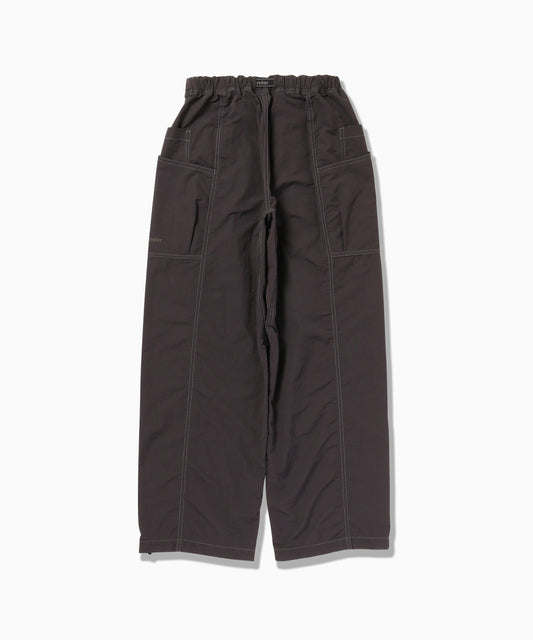 AND WANDER CRINKLED NYLON PANTS-CHARCOAL