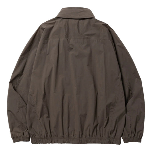 MEANSWHILE CRISP NYLON WIND JACKET-CHARCOAL