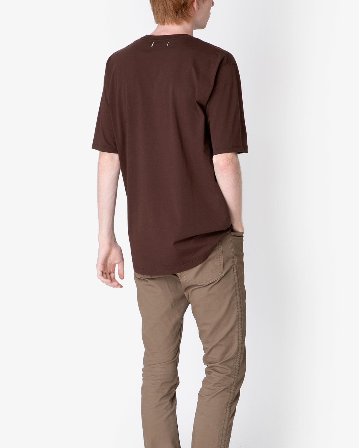 NONNATIVE DWELLER S/S TEE COTTON JERSEY-BROWN