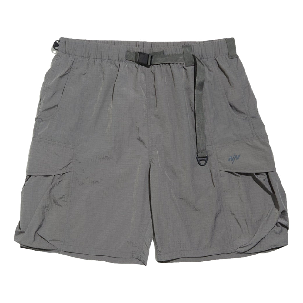 NINE POINT NINE ELEMENT 3D POCKET RIPSTOP SHORTS-GREY