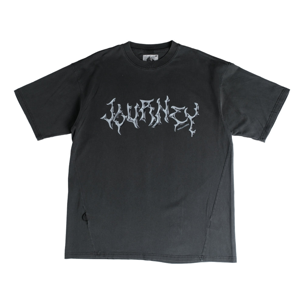 NINE POINT NINE JOURNEY IN MONTION S/S TEE-WASHED GREY