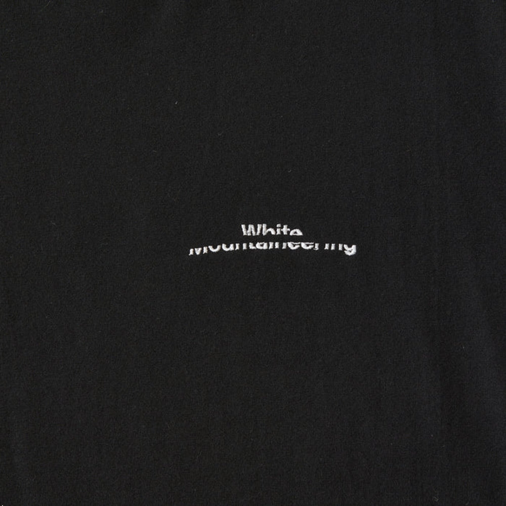 WHITE MOUNTAINEERING LOGO EMBROIDARY T-SHIRT-BLACK