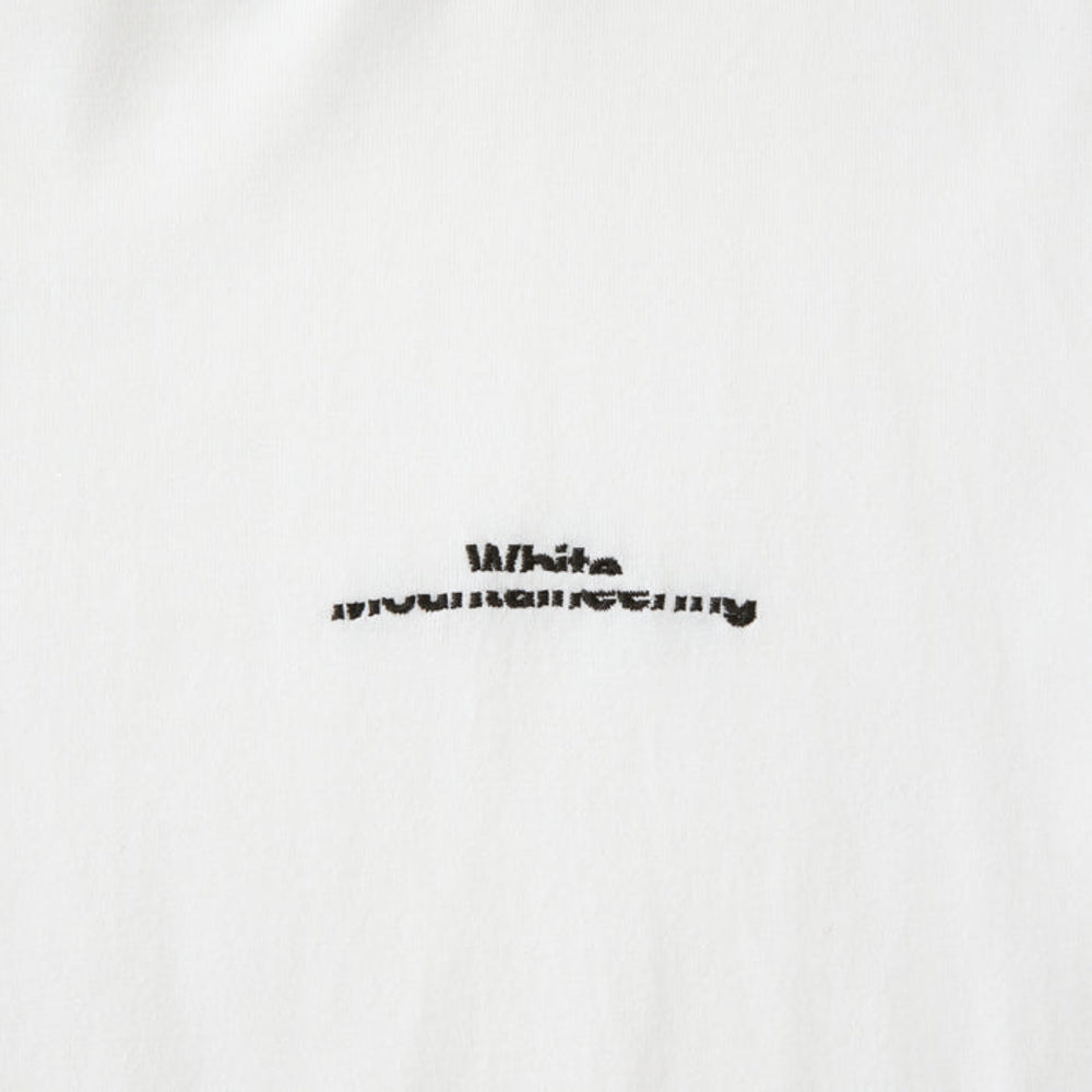 WHITE MOUNTAINEERING LOGO EMBROIDARY T-SHIRT-WHITE