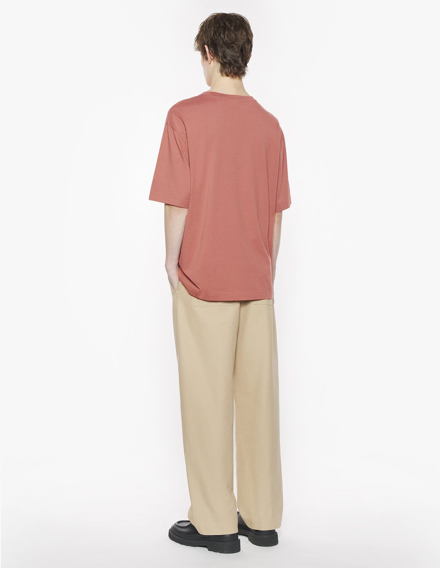 MAISON KITSUNE M BELTED PANTS-CORK