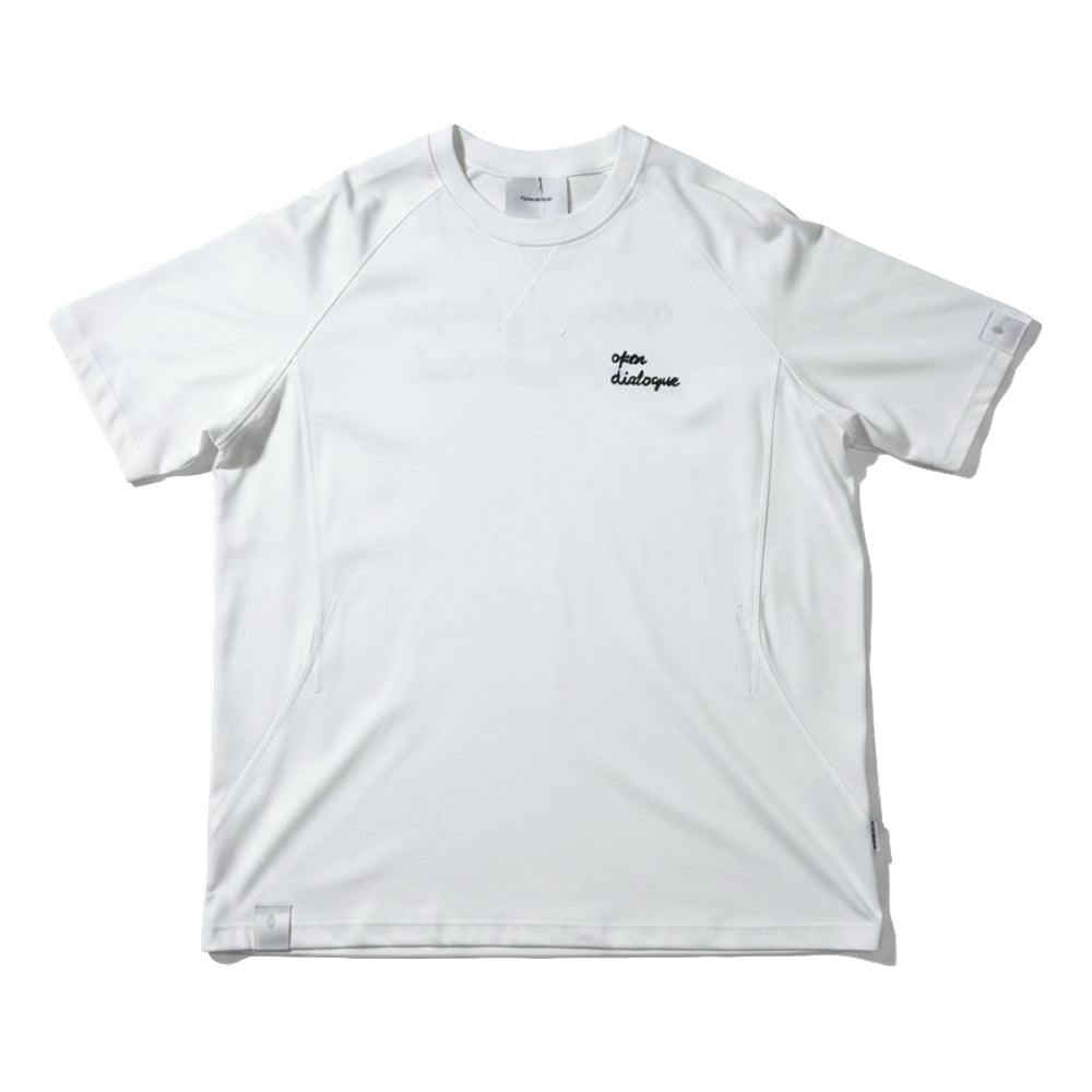 OPEN DIALOGUE PRINTED CLASSIC T-SHIRT-WHITE