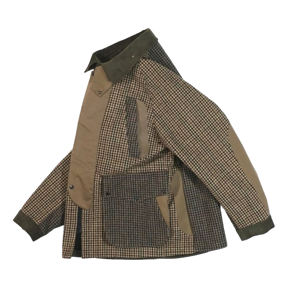 NORBIT MOON TWEED 3LAYERED JACKET-BEIGE