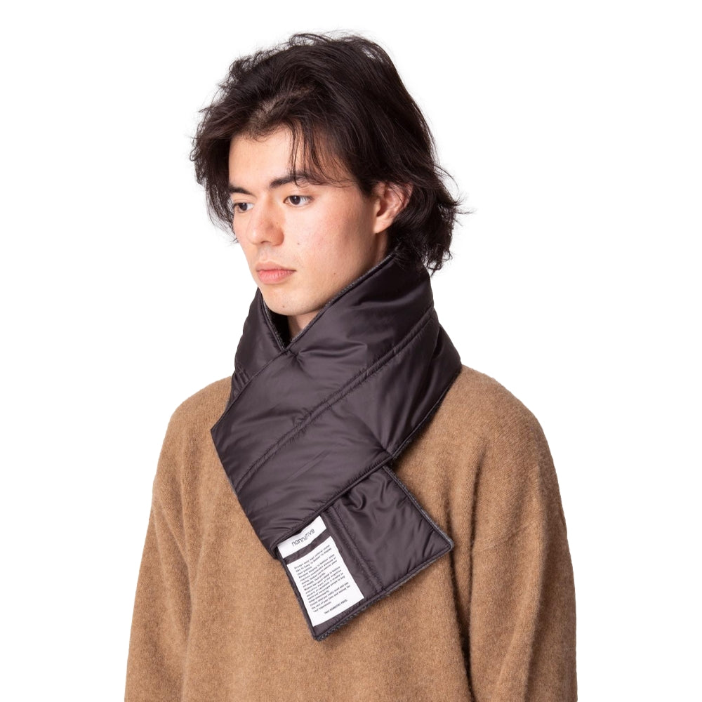 RANCHER MUFFLER COTTON FLANNEL BLOCK CHECK