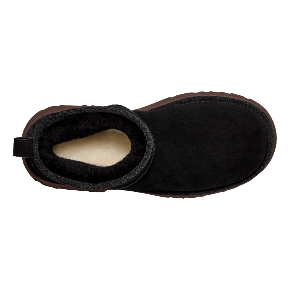 UGG W CLASSIC ULTRA MINI NEW HEIGHTS-BLACK