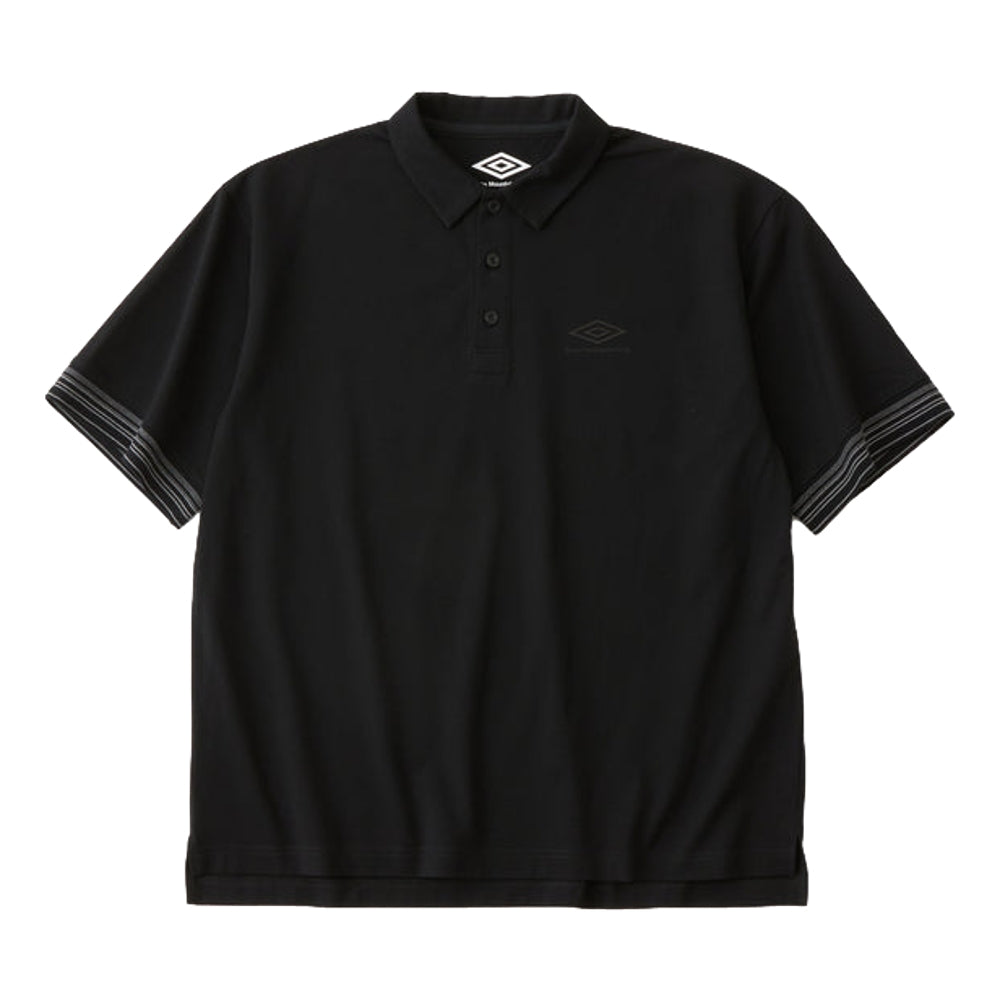 WHITE MOUNTAINEERING X UMBRO POLO SHIRT-BLACK