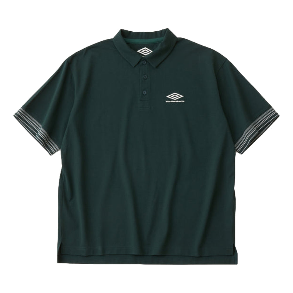 WHITE MOUNTAINEERING X UMBRO POLO SHIRT-GREEN