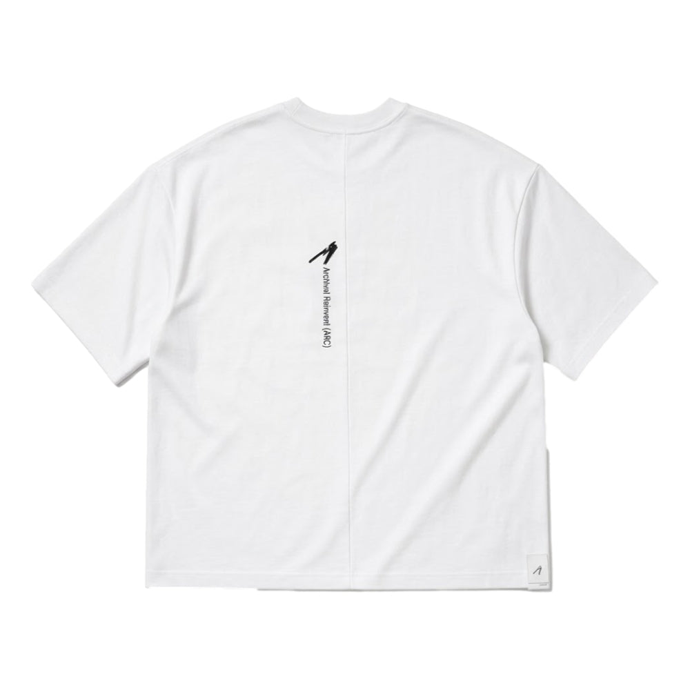 ARCHIVAL REINVENT ARC LOGO TEE-WHITE