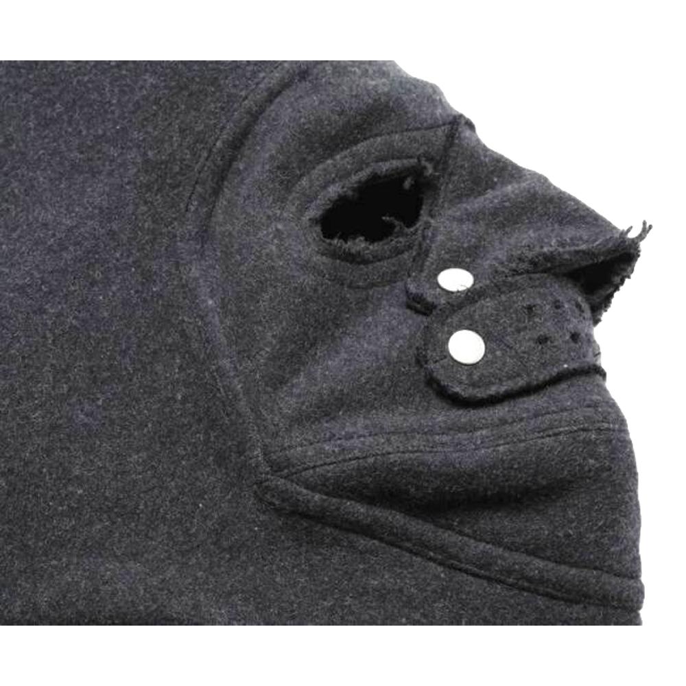 MASK HOOD SHIRT-MELTON