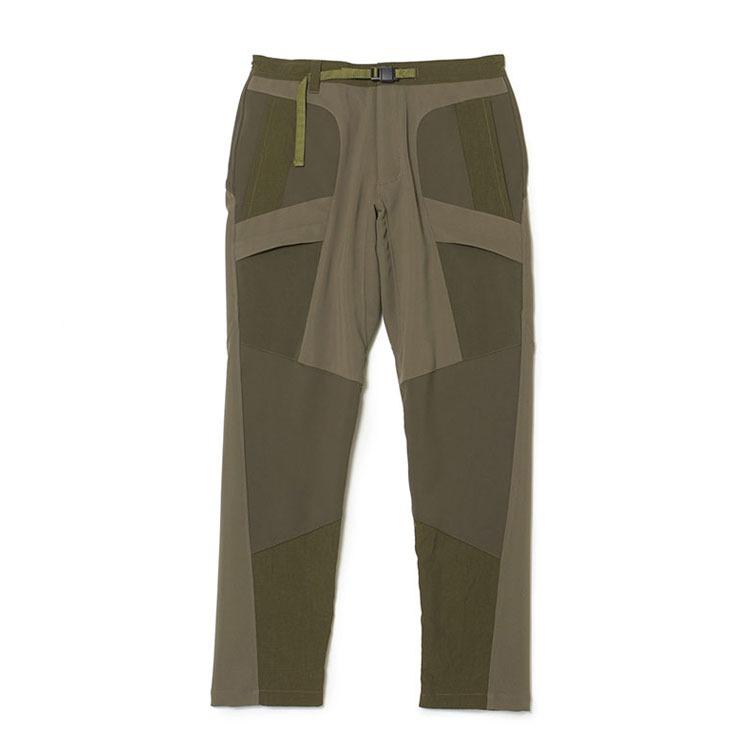 White Mountaineering Patchwork Tech Pants - Khaki