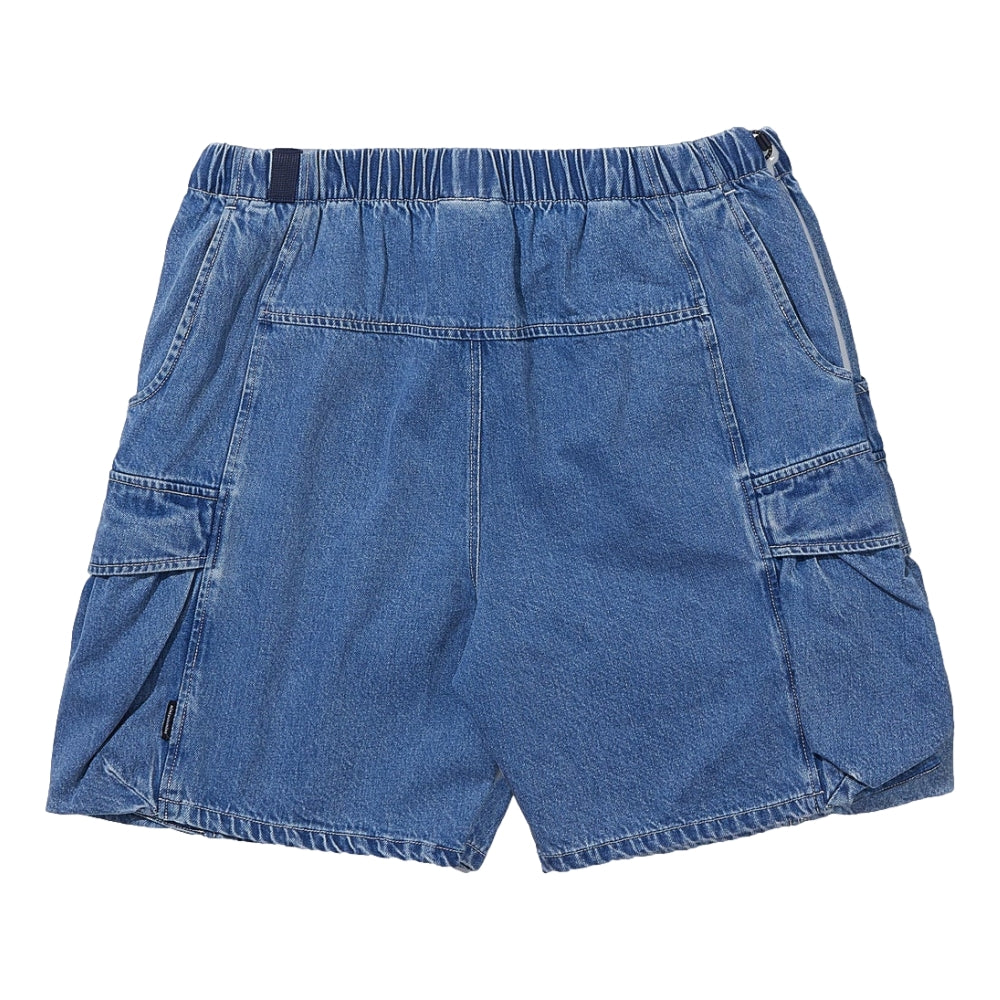 NINE POINT NINE ELEMENT 3D POCKET SHORTS-DENIM