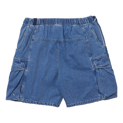 NINE POINT NINE ELEMENT 3D POCKET SHORTS-DENIM