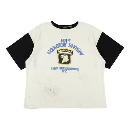 BOWWOW 101ST AIRBORNE DIV.RIBBED SS CS AGED-WHITE