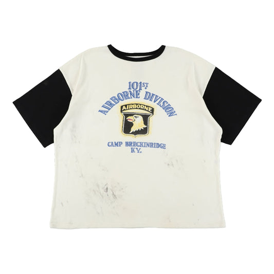 BOWWOW 101ST AIRBORNE DIV.RIBBED SS CS AGED-WHITE