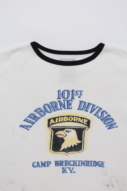 BOWWOW 101ST AIRBORNE DIV.RIBBED SS CS AGED-WHITE