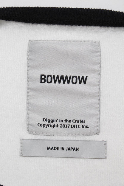 BOWWOW 101ST AIRBORNE DIV.RIBBED SS CS AGED-WHITE
