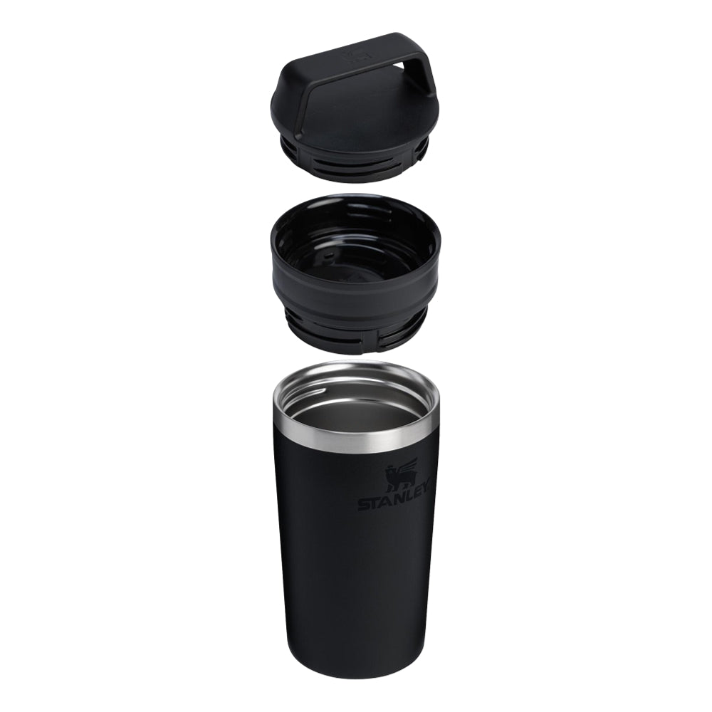 STANLEY 12OZ CAFE TO GO TRAVEL MUG-BLACK 2.0
