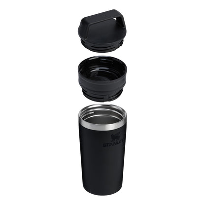 STANLEY 12OZ CAFE TO GO TRAVEL MUG-BLACK 2.0