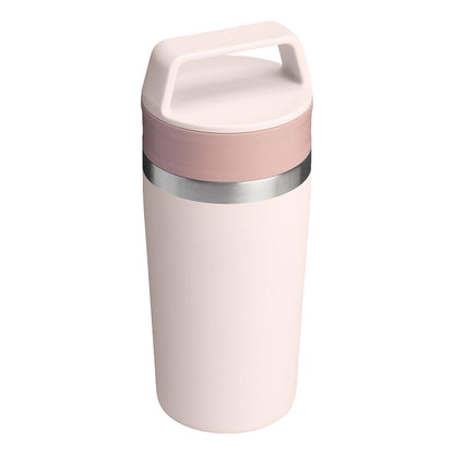 STANLEY 12OZ CAFE TO GO TRAVEL MUG-ROSE QUARTZ