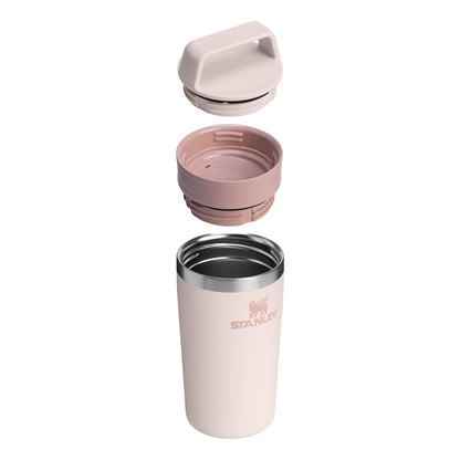 STANLEY 12OZ CAFE TO GO TRAVEL MUG-ROSE QUARTZ