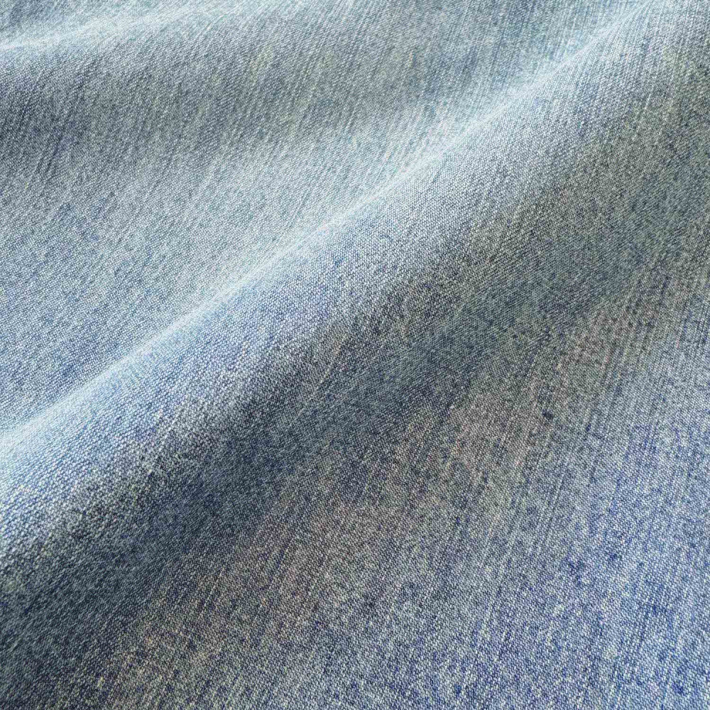 MADNESS 1940S CHAMBRAY WORKSHIRT-BLUE