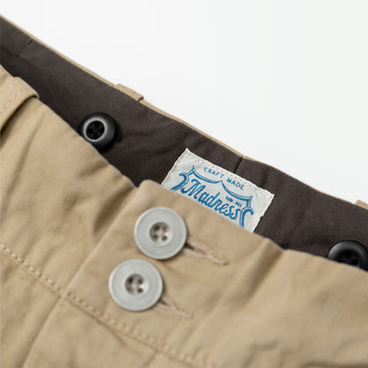 MADNESS 1960s VINTAGE WORK PANTS-BEIGE