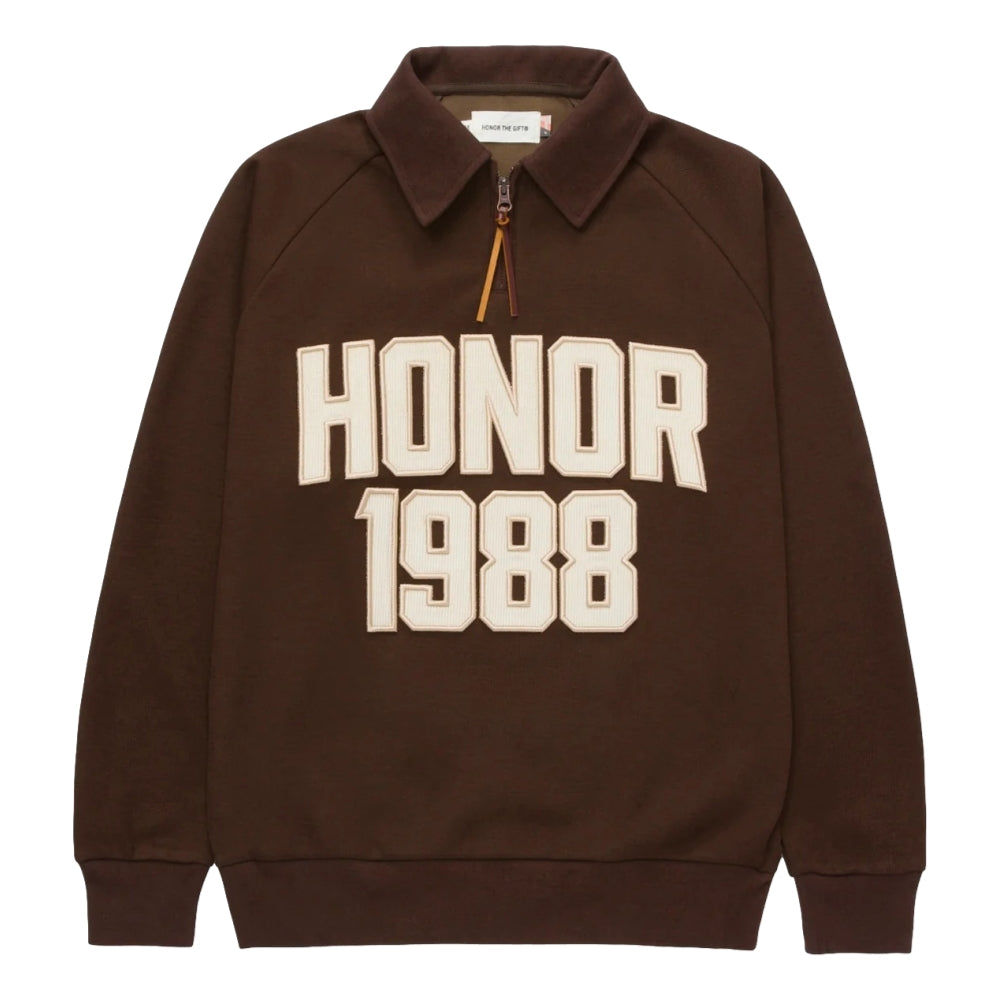 HONOR THE GIFT 1988 QTR ZIP-BROWN