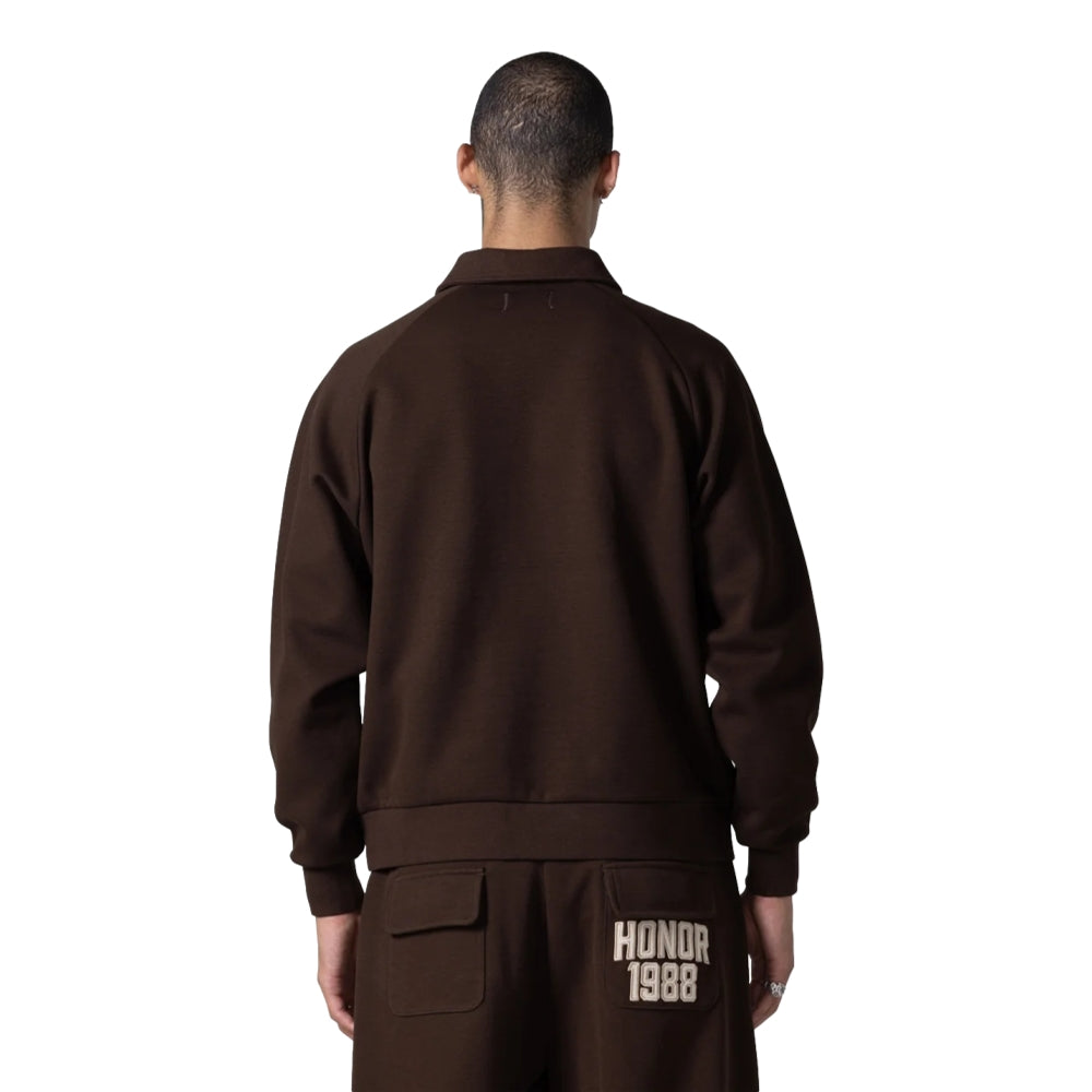 HONOR THE GIFT 1988 QTR ZIP-BROWN