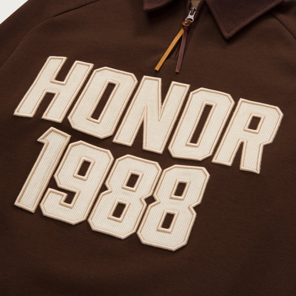 HONOR THE GIFT 1988 QTR ZIP-BROWN