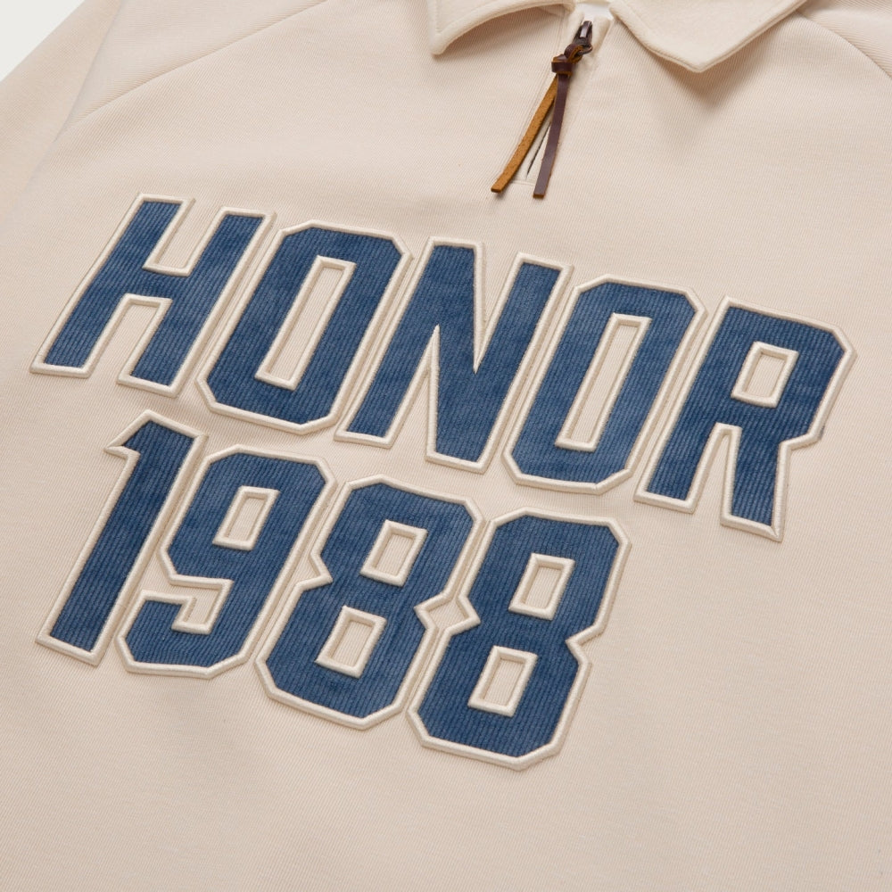 HONOR THE GIFT 1988 QTR ZIP-CREAM