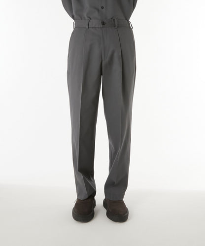 N.HOOLYWOOD 1TUCK PANTS-CHARCOAL