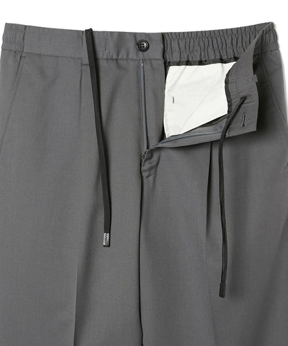 N.HOOLYWOOD 1TUCK PANTS-CHARCOAL