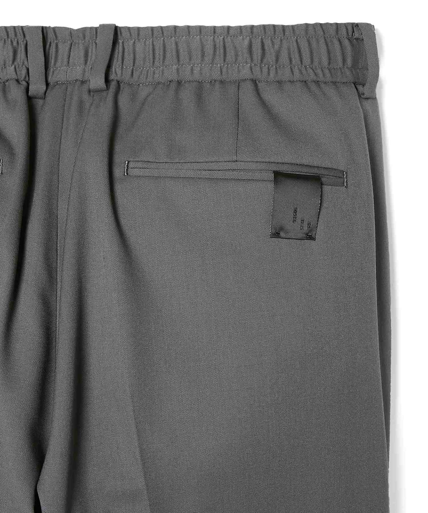 N.HOOLYWOOD 1TUCK PANTS-CHARCOAL