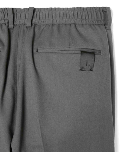 N.HOOLYWOOD 1TUCK PANTS-CHARCOAL