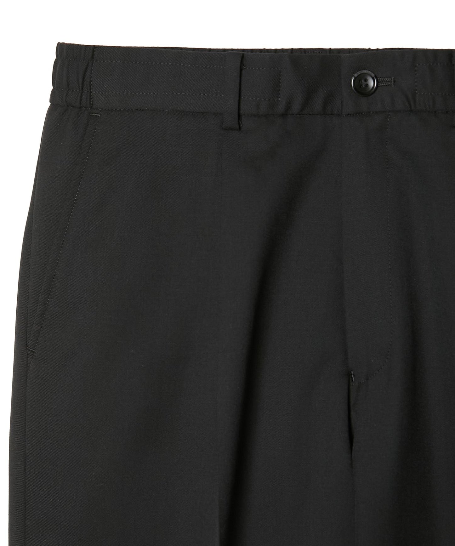 N.HOOLYWOOD 1TUCK PANTS-BLACK