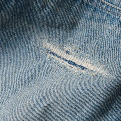 MADNESS MADNESS DOUBLE KNEE DENIM WORK PANTS (MADE IN JAPAN)-INDIGO