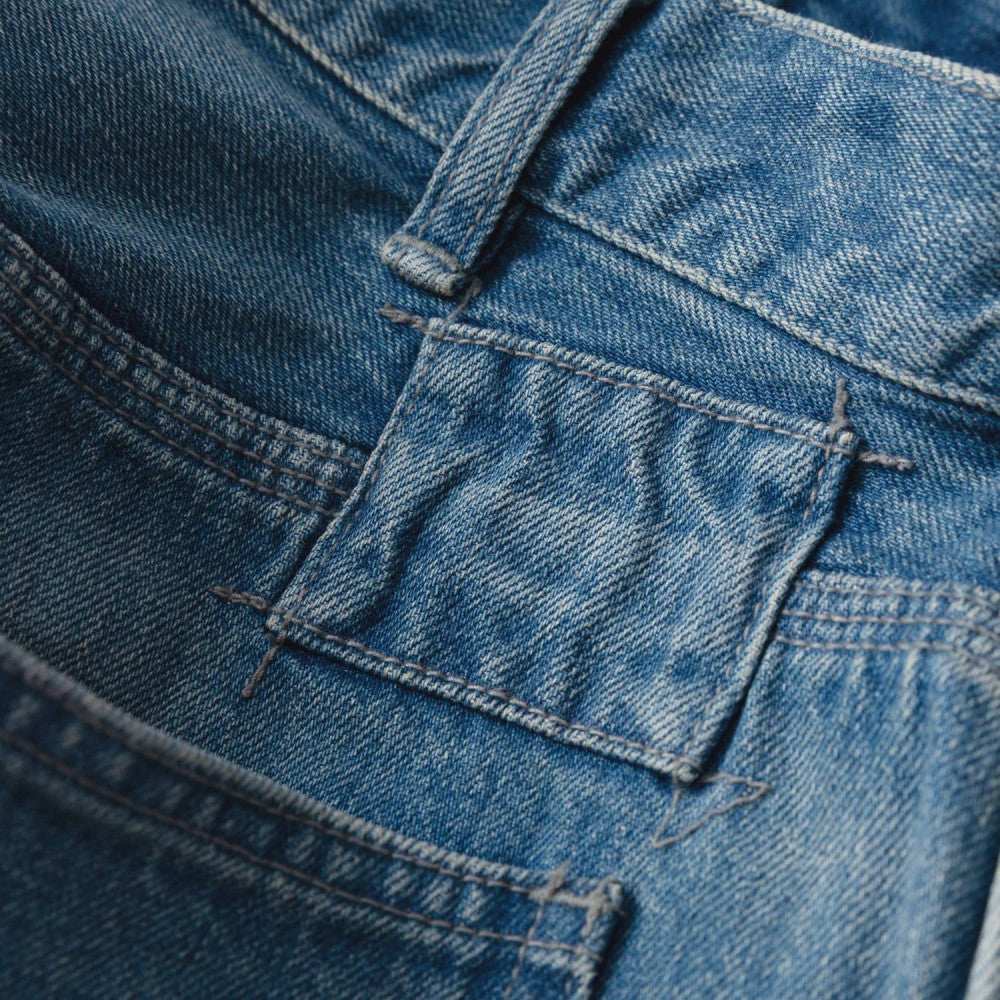 MADNESS MADNESS DOUBLE KNEE DENIM WORK PANTS (MADE IN JAPAN)-INDIGO