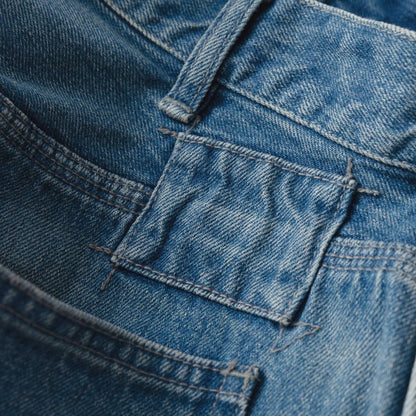 MADNESS MADNESS DOUBLE KNEE DENIM WORK PANTS (MADE IN JAPAN)-INDIGO