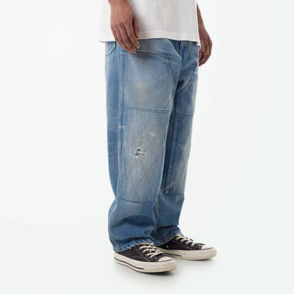 MADNESS MADNESS DOUBLE KNEE DENIM WORK PANTS (MADE IN JAPAN)-INDIGO