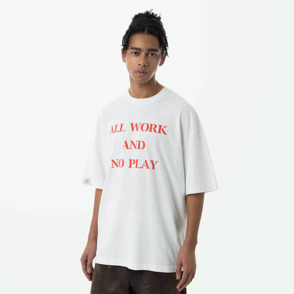 MADNESS A.W.A.N.P STENCIL T-SHIRT-WHITE