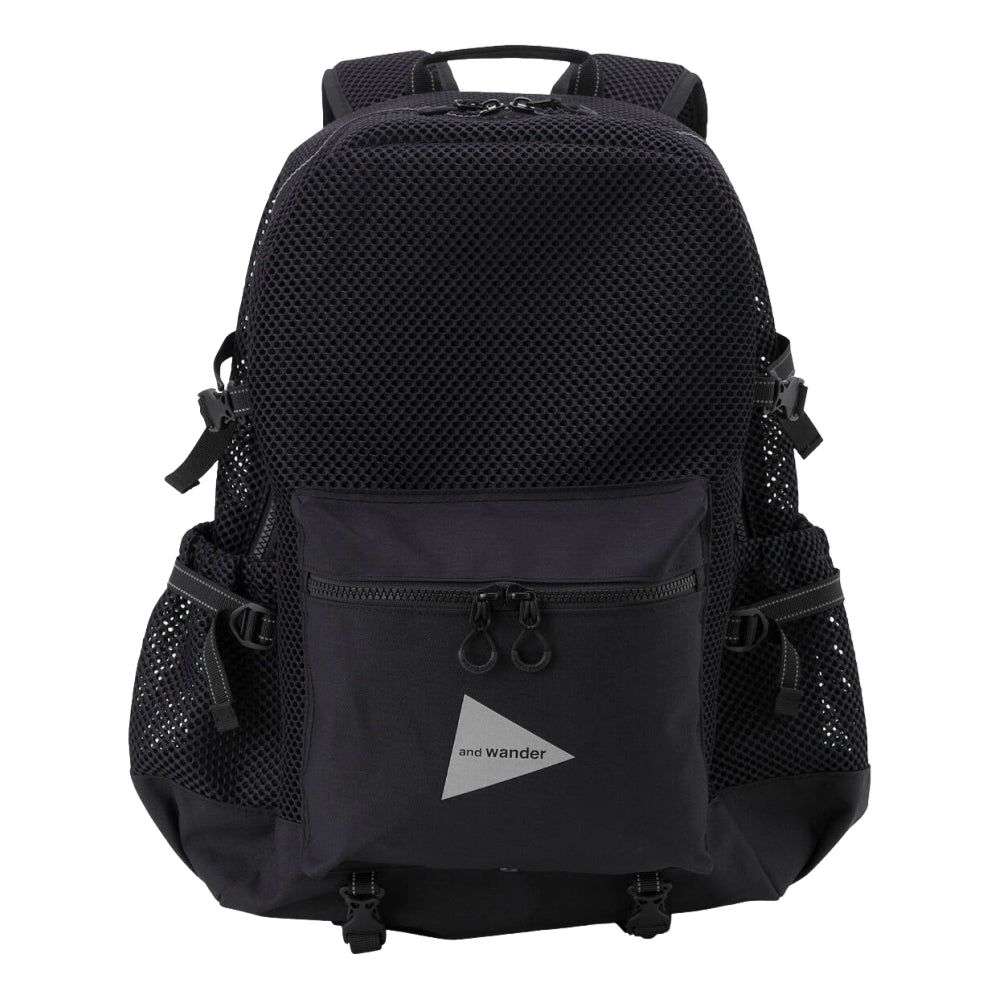 AND WANDER 3D MESH BACKPACK-BLACK