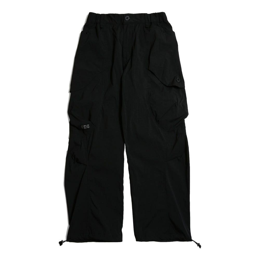 OPEN DIALOGUE 3D POCKET ARMY PANT-BLACK