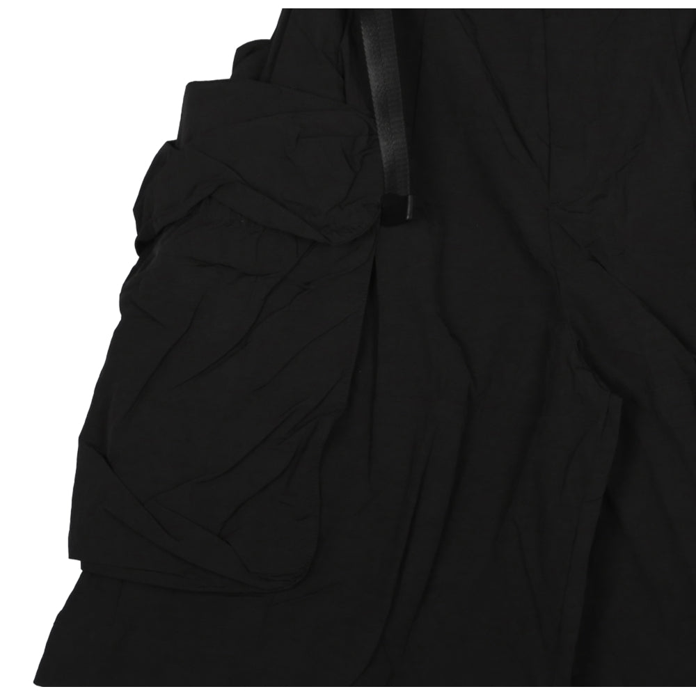 ARCHIVAL REINVENT 3D POCKET SHORTS-BLACK