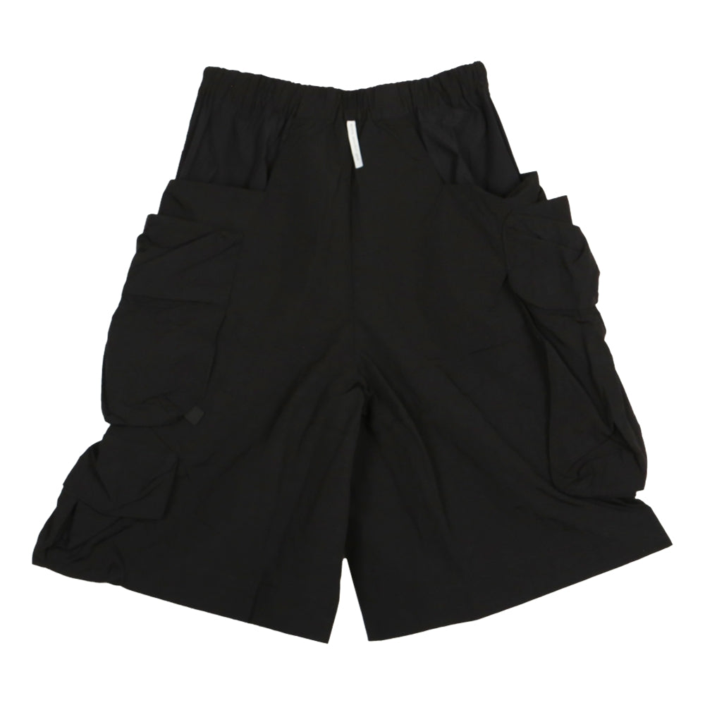 ARCHIVAL REINVENT 3D POCKET SHORTS-BLACK